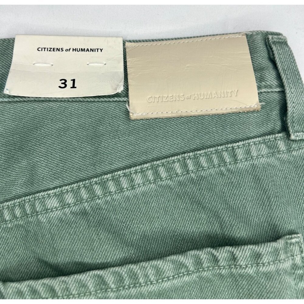 Citizens Of Humanity Loli Mid Rise Baggy in Nova Green Size 31 - Picture 14 of 17